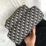 DIOR Blue Oblique Print Backpack