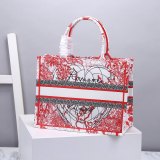 DIOR OBLIQUE EMBROIDERED DIOR BOOK TOTE