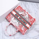 DIOR OBLIQUE EMBROIDERED DIOR BOOK TOTE