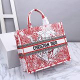 DIOR OBLIQUE EMBROIDERED DIOR BOOK TOTE