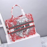DIOR OBLIQUE EMBROIDERED DIOR BOOK TOTE