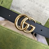 Cintura GG fibbia in oro lucido