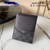 Portafoglio LV p110 N60378  Damier Graphite  10,5x13x1cm