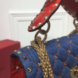 Borsa VLTN 20417600 0123 GARAVANI ROCKSTUD SPIKE 20X6X12cm