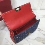 Borsa VLTN 20417750 0122 GARAVANI ROCKSTUD SPIKE   24x16x6,5cm