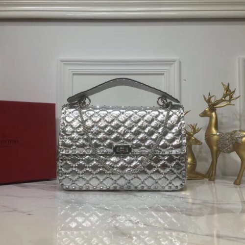Borsa VLTN Rockstud Spike V0121 p930Valentino 30x8,5x21,5cm