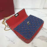 Borsa VLTN 20417750 0122 GARAVANI ROCKSTUD SPIKE   24x16x6,5cm