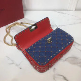 Borsa VLTN 20417600 0123 GARAVANI ROCKSTUD SPIKE 20X6X12cm