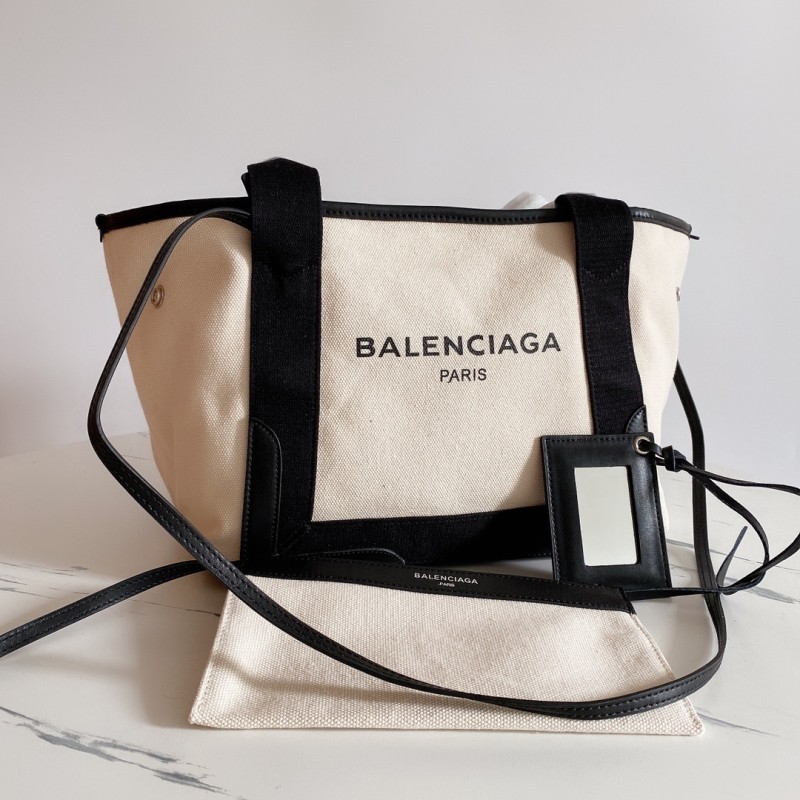 Balenciaga Bags 360 NAVY CABAS 30x20x17cm