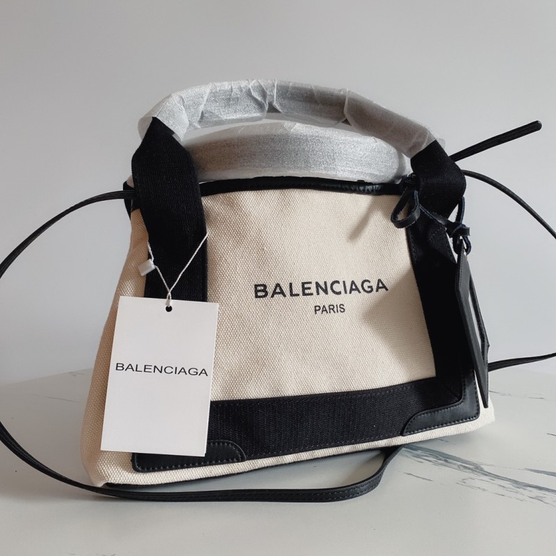 Balenciaga Bags 340 NAVY CABAS  mini 25x18x9cm