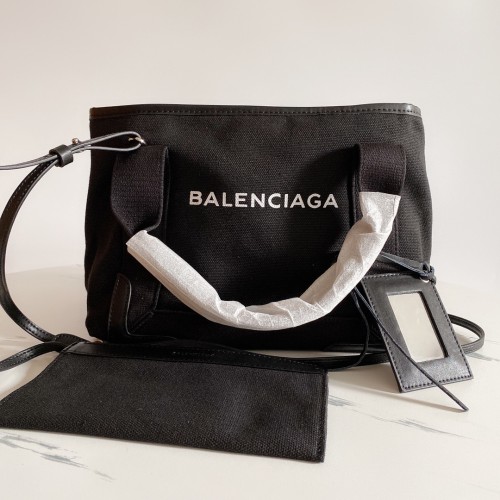 Balenciaga Bags 360 NAVY CABAS 30x20x17cm