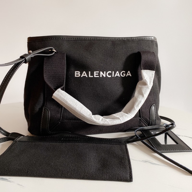 Balenciaga Bags 360 NAVY CABAS 30x20x17cm