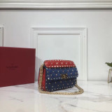 Borsa VLTN 20417600 0123 GARAVANI ROCKSTUD SPIKE 20X6X12cm