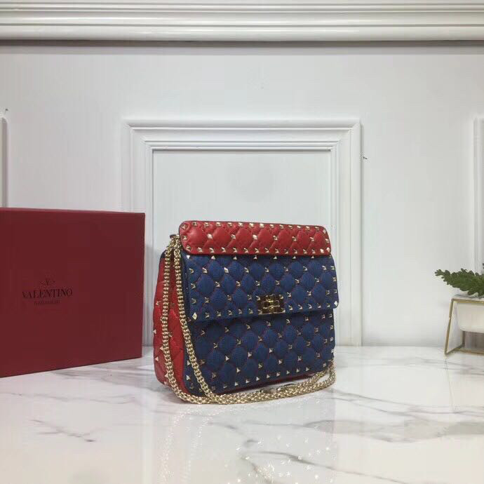 Borsa VLTN 20417750 0122 GARAVANI ROCKSTUD SPIKE   24x16x6,5cm