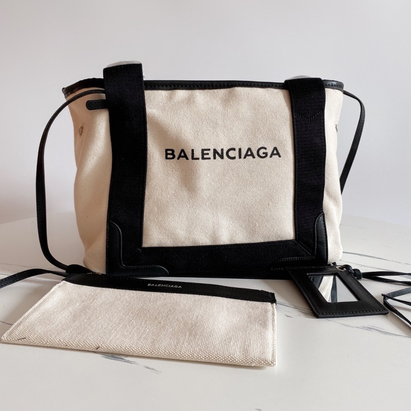 Balenciaga Bags 360 NAVY CABAS 30x20x17cm