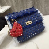 Borsa VLTN 20417750 Garavani Rockstud Spike V0122  24x16x6,5cm