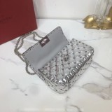 Borsa VLTN Rockstud spike V0123 p650 20x6x12cm