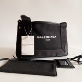 Balenciaga Bags 340 NAVY CABAS  mini 25x18x9cm