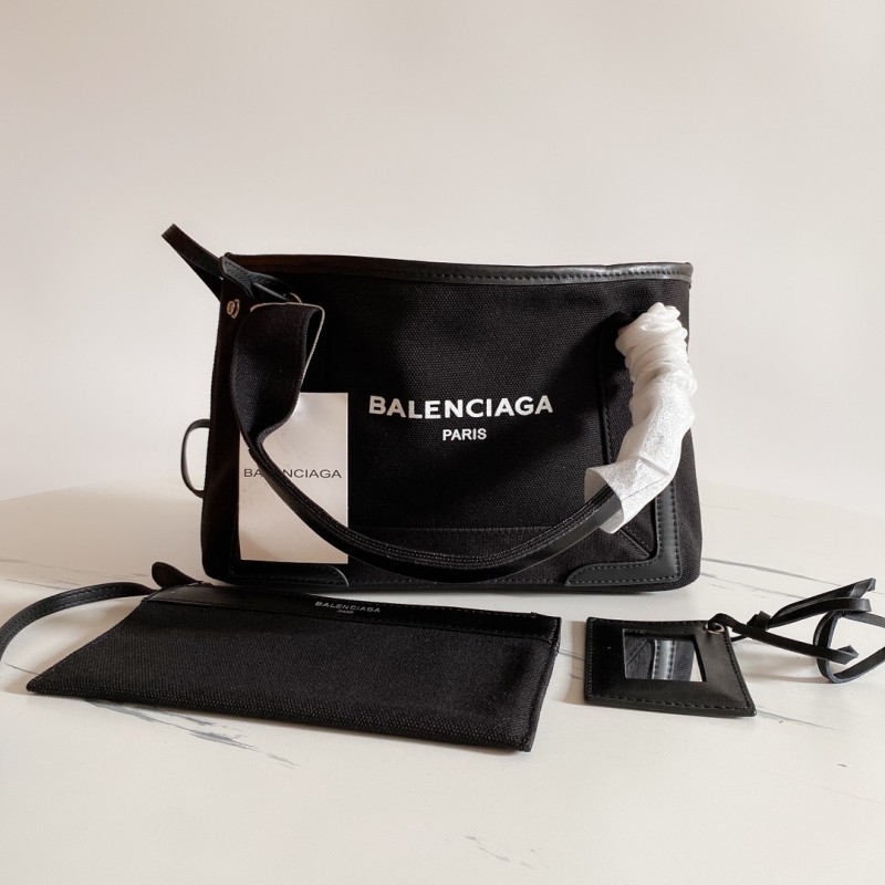 Balenciaga Bags 340 NAVY CABAS  mini 25x18x9cm