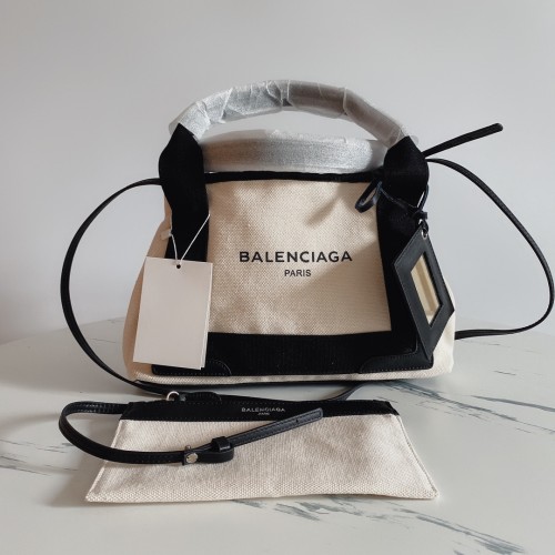 Balenciaga Bags 340 NAVY CABAS  mini 25x18x9cm