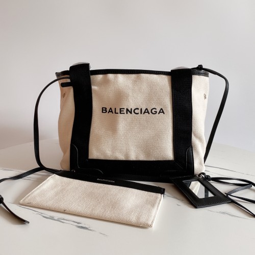 Balenciaga Bags 360 NAVY CABAS 30x20x17cm