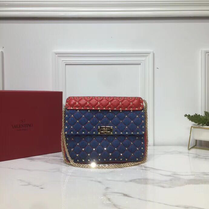 Borsa VLTN 20417750 0122 GARAVANI ROCKSTUD SPIKE   24x16x6,5cm