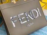 Borsa FENDI Alcantara 1520 40x20x35cm