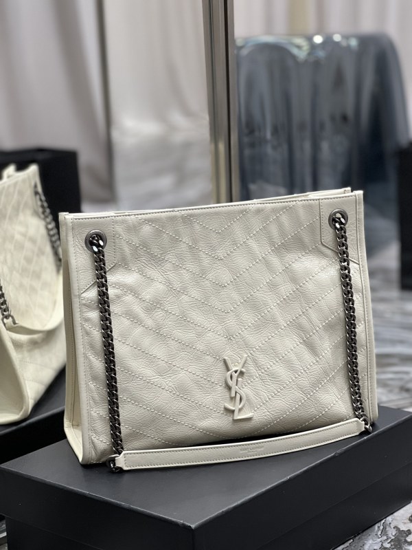 Borsa shopping NIKI in pelle vintage 577999 33x27x11cm
