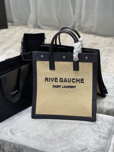 Rive Gauche Tote Bag 631682 632539 38x39x17cm