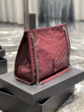 Borsa shopping NIKI in pelle vintage 577999 33x27x11cm