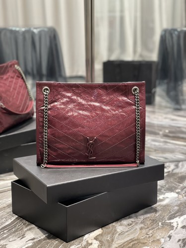 Borsa shopping NIKI in pelle vintage 577999 33x27x11cm