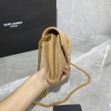 Pochette con catena cassandre in pelle mix trapuntata  620280