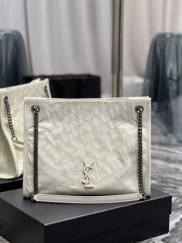 Borsa shopping NIKI in pelle vintage 577999 33x27x11cm