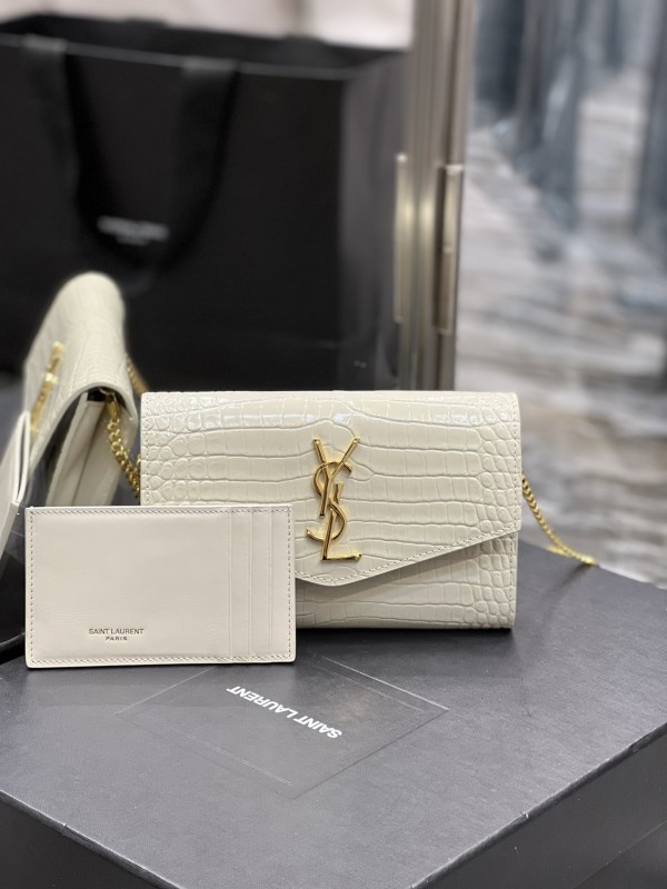 Portafoglio uptown in pelle 607788 19x12x3cm
