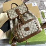 ZAINO CON INCROCIO GG Stile ‎674147 26,5x30x13cm 