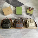 ZAINO CON INCROCIO GG Stile ‎674147 26,5x30x13cm 