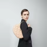Borsa a spalla in pelle matelassé con GG misura piccola Modello 739709