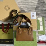 Mini borsa shopping Gucci Diana Modello 702732