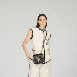 Mini borsa shopping GG Marmont in pelle matelassé Modello 739682