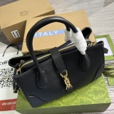 Borsa shopping Jackie 1961 misura piccola in pelle naturale a grana piena Modello 727810