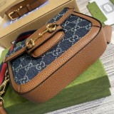 Mini borsa Gucci Horsebit 1955 Modello 675801 / 658574