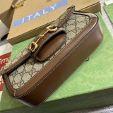 Borsa a spalla Gucci Horsebit 1955 Modello 735178