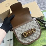 Mini borsa rotonda Gucci Horsebit 1955 Modello 760191
