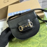 Mini borsa rotonda Gucci Horsebit 1955 Modello 760191