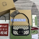 Borsa a spalla Gucci Horsebit 1955 Modello 735178