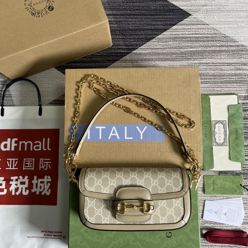 Borsa a spalla Gucci Horsebit 1955 Modello 735178