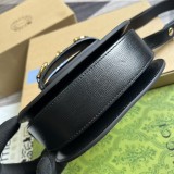 Mini borsa rotonda Gucci Horsebit 1955 Modello 760191