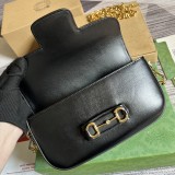 Borsa a spalla Gucci Horsebit 1955 Modello 735178