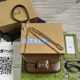 Borsa a spalla Gucci Horsebit 1955 Modello 735178
