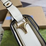 Mini borsa rotonda Gucci Horsebit 1955 Modello 760191